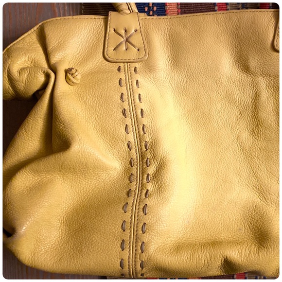 Carlos Falchi - Fatto A Mano Authentic Leather Handbag in Butternut Squa… - Picture 7 of 15